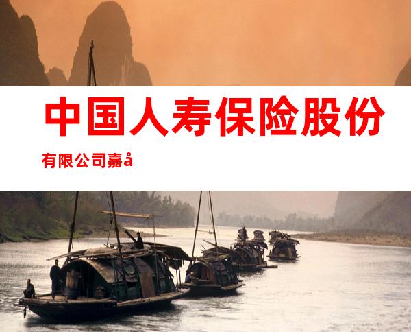 中国人寿保险股份有限公司嘉峪关分公司