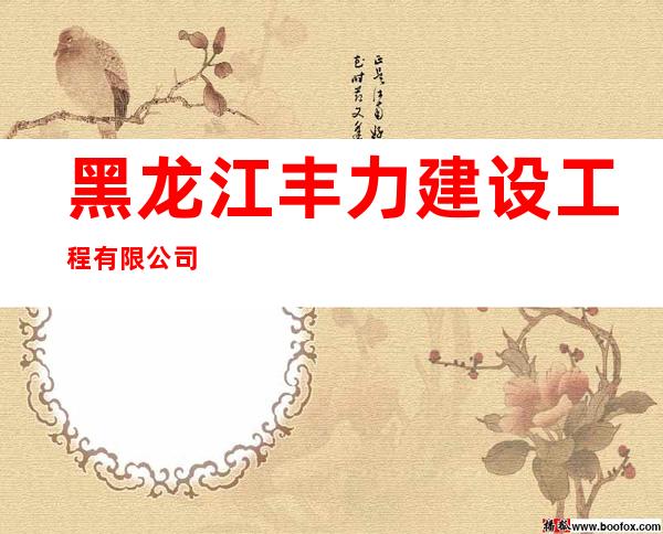黑龙江丰力建设工程有限公司